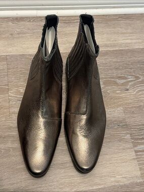 ASOS Metallic Bronze Chelsea Boots
